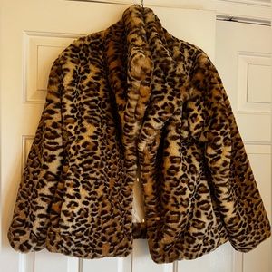 Cheetah Fur Coat by Anthropologie